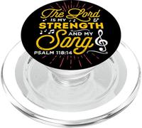 Christian Art Pop Socket - The Lord Is My Strength & My Song PopSockets PopGrip per MagSafe