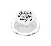 Christian Art Pop Socket - The Lord My Song, My Strength PopSockets PopGrip per MagSafe