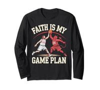 Christian Basketball Amante Religioso Baller Gesù Cristo Maglia a Manica