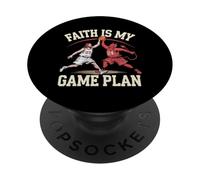 Christian Basketball Amante Religioso Baller Gesù Cristo PopSockets PopGrip Adesivo