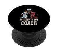 Christian Basketball Amante Religioso Baller Gesù Cristo PopSockets PopGrip Adesivo