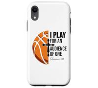 Christian Basketball Scripture 23 God Basketball Bible Verse Custodia per iPhone XR