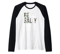 Christian Bible Verse Be Salty Stay Lit Matthew Bible Verse Maglia con Maniche Raglan