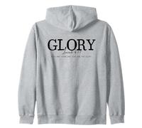Christian Bible Verse Collection, Glory Isaiah Felpa con Cappuccio
