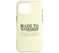 Christian Bible Verse collection, Made for Worship Custodia per iPhone 16 Pro Max