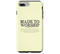 Christian Bible Verse collection, Made for Worship Custodia per iPhone 7 Plus/8 Plus