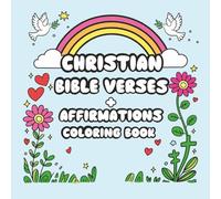 Christian Bible Verses + Affirmations Coloring Book: 50 Simple and Bold Coloring Pages to Inspire Faith, Positivity, and Confidence- For Kids Ages 5+