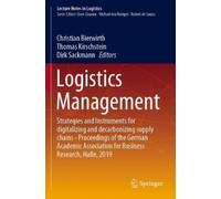 Christian Bierwirth Logistics Management (Tascabile) Lecture Notes in Logistics