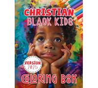 Christian Black Kids Coloring Book: 48 Coloring Pictures Of Children On The Occasion Of The Festival With Spreading Warmth