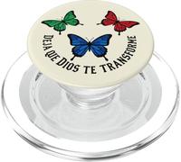 Christian Butterfly Faith Lascia che Dio si trasformi PopSockets PopGrip per MagSafe