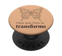 Christian Butterfly Lascia che Dio ti trasformi PopSockets PopGrip Adesivo