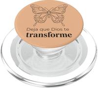 Christian Butterfly Lascia che Dio ti trasformi PopSockets PopGrip per MagSafe