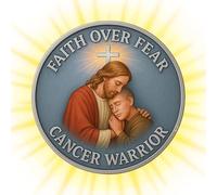 Christian Challenge Coin, Moneta Fede Oltre Paura, Collezione Commemorativa di Medaglioni Dettagliati Per Appassionati Uomini Donne Adulti