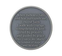 Christian Challenge Coin,Moneta Portafortuna | Collezione Dettagliata Di Medaglioni Commemorativi Per Appassionati Adulti Che Offre Supporto Spirituale Adatta A Donne Ed Uomini Fan E Per La Casa