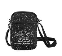 Christian Christmas Crossbody Bag When They Saw The Star They Rejoiced Religious Christmas Gifts Bibbia Verse Gifts Sling Bag