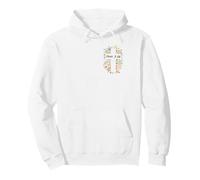 Christian Cross John 3 16 Versetto Bibbia Ragazze e Donne Felpa con Cappuccio