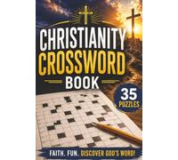Christian Crossword Book: Christian Themed Crossword With Easy To Read Text Including Bible texts, Prayer And Christian Figures. Faith, Fun, Discover ... Gift For Holidays And Special Occasions