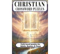 Christian Crossword Puzzle Book: Crossword Puzzles with Easy to Read Print about Christianity, Jesus, Bible Stories and More | 6x9 inches, 110 pages | 50+ Puzzles … Gift for Vacations, Holidays, and Free Time