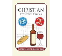 Christian Crossword Puzzles: Crossword Puzzles with Easy to Read Print about Christian, Religion, Biblical Knowledge and More I 6x9 inches, 120 pages ... Gift for Christian friends and youth leaders