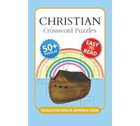 Christian Crossword Puzzles: Crossword Puzzles with Easy to Read Print about Christians, Religion, Christian Themes and More I 6x9 inches, 120 pages I 50+… Gift for Vacations, Holidays and Relaxation