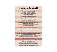 Christian D. Larson Quote Print - The Optimist Creed Promise Yourself, Inspirational Wall Art Poster for Motivational Home and Office Decor(Unframed,16x24inch(40x60cm))