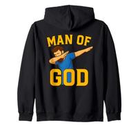 Christian Dad Dab Man of God Father’s Day Funny Men Felpa con Cappuccio
