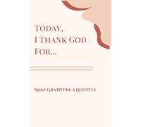 Christian Daily Gratitude Journal for any age, Anxiety, depression and stress relief workbook