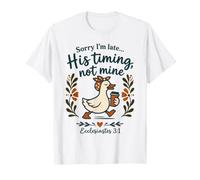 Christian Duck Funny Bibbia Verse Ecclesiaste Maglietta