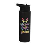 Christian Easter Silly Rabbit Easter is for Jesus Stainless Steel Insulated Water Bottle