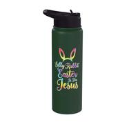 Christian Easter Silly Rabbit Easter is for Jesus Stainless Steel Insulated Water Bottle