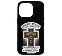 Christian EM Doctor Medicina d'urgenza è la mia Bibbia del Ministero Custodia per iPhone 13 Pro