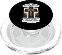 Christian EM Doctor Medicina d'urgenza è la mia Bibbia del Ministero PopSockets PopGrip per MagSafe