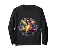 Christian Faith And Love, Harmony And Spiritual Connection Maglia a Manica
