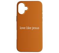Christian Faith Believe, Love Like Jesus Minimal Design Custodia per iPhone 16 Plus