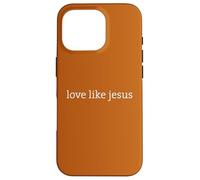 Christian Faith Believe, Love Like Jesus Minimal Design Custodia per iPhone 16 Pro