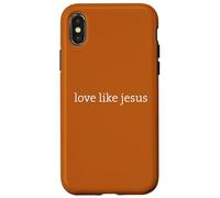 Christian Faith Believe, Love Like Jesus Minimal Design Custodia per iPhone X/XS