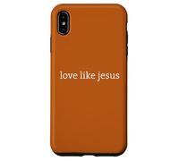 Christian Faith Believe, Love Like Jesus Minimal Design Custodia per iPhone XS Max