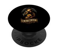 Christian Faith He is the Gift Vintage Adulto Natale PopSockets PopGrip Adesivo
