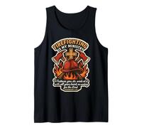Christian Firefighter Firefighting è Il Mio Ministero Pompiere Canotta