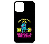 Christian Fitness Deadlifts per Gesù Cool Mens Religioso Custodia per iPhone 12 mini