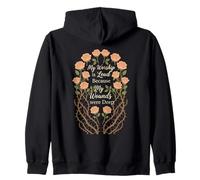Christian Floral Rose Il Mio culto è Forte Felpa con Cappuccio
