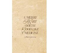 Christian Gifts | A Merry Heart: Proverbs 17:22 Scripture Journal Notebook With 100 Bible Verses for Men, Women and Teens Diary | Inspirational ... Pages for Writing Notes, Compact Handy Size