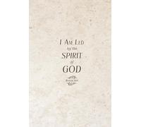 Christian Gifts | I Am Led By the Spirit of God: Romans 8:14 Bible Journal Notebook Diary for Men, Women and Teen Girls, Inspirational Scripture ... Pages for Writing Notes, Compact Handy Size