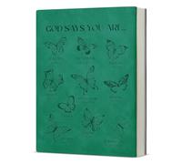 Christian Gifts Notebook Religious God Says You Are Beautiful Bible Verse Writing Notebook Journal-Dark Green