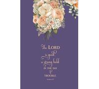 Christian Gifts | The Lord Is Good Nahum 1:7: Purple & Gold Scripture Journal Notebook Diary for Women & Teen Girls w/100 Bible Verses | Inspirational ... Pages for Writing Notes, Compact Handy Size
