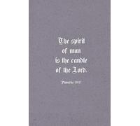 Christian Gifts | The Spirit of Man: Proverbs 20:27 Scripture Journal Notebook Diary With 100 Bible Verses for Men, Women and Teens | Inspirational ... Pages for Writing Notes, Compact Handy Size