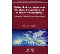 Christian Gogli L'affectif et les valeurs dans les choix d'investiss (Tascabile)