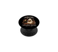 Christian Halloween Gesù Ghost Lettura Libro PopSockets PopGrip Adesivo