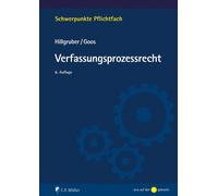 Christian Hillgruber Chris Verfassungsprozessrecht (Schwerpunkte Pfl (Tascabile)