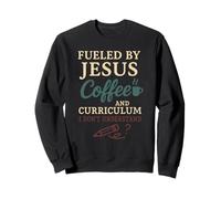 Christian Homeschool Mamma Esausto Caos Fede Umorismo Felpa